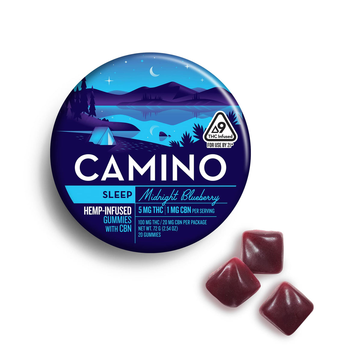 Midnight Blueberry | CBN & THC Gummies
