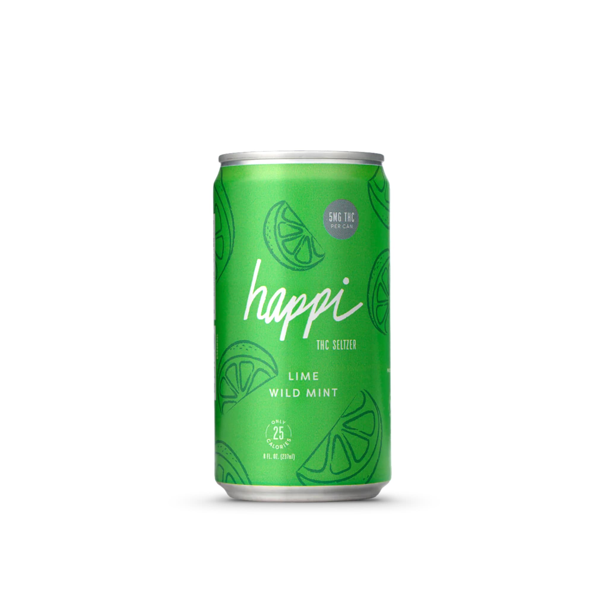 Lime Wild Mint THC Seltzer