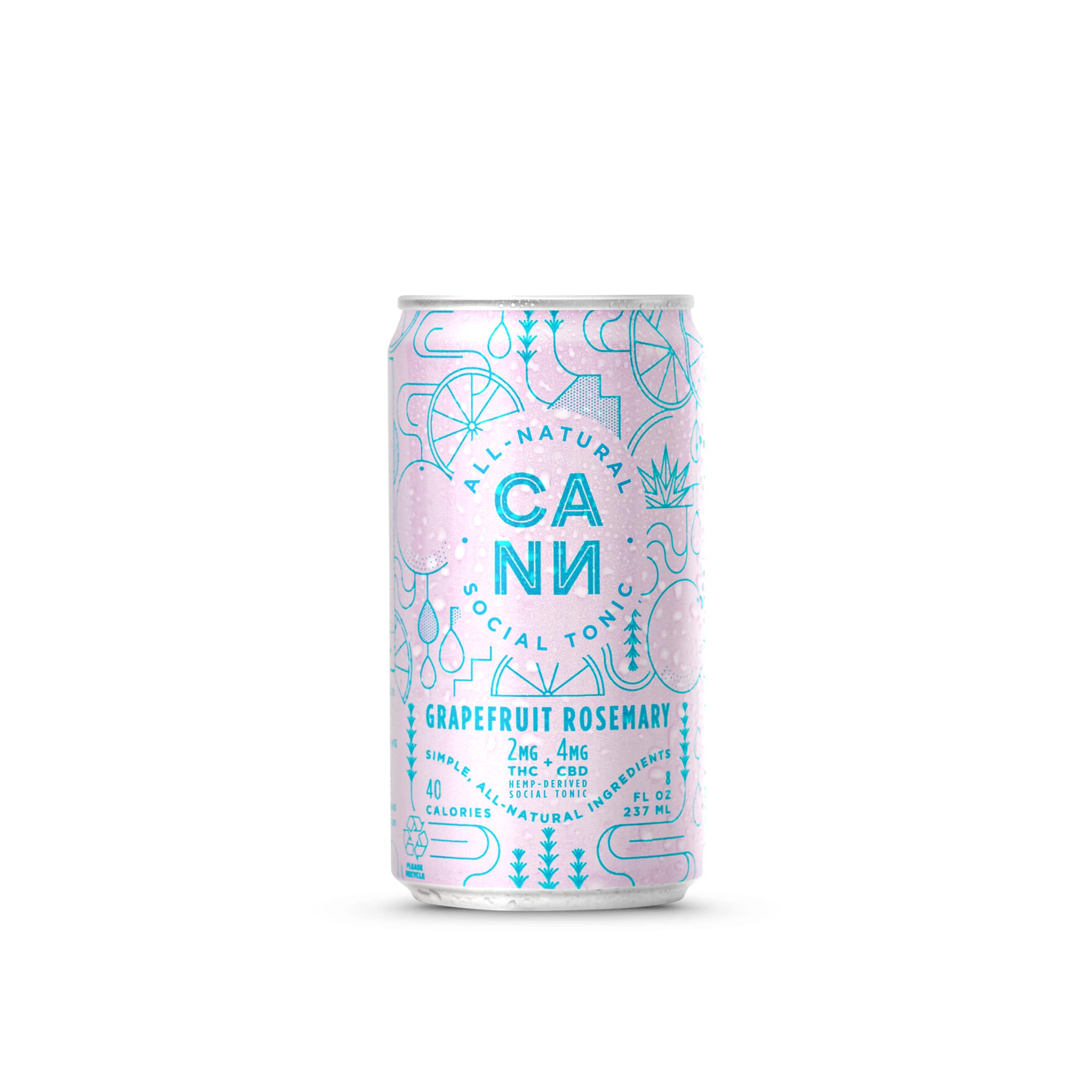 Grapefruit Rosemary Social Tonic