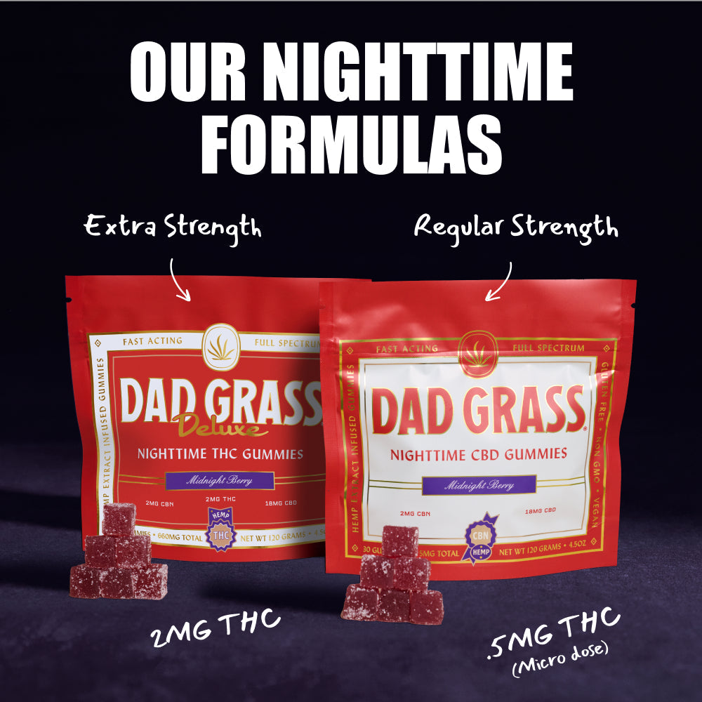 Midnight Berry | Nighttime | CBN + CBD + THC Gummies