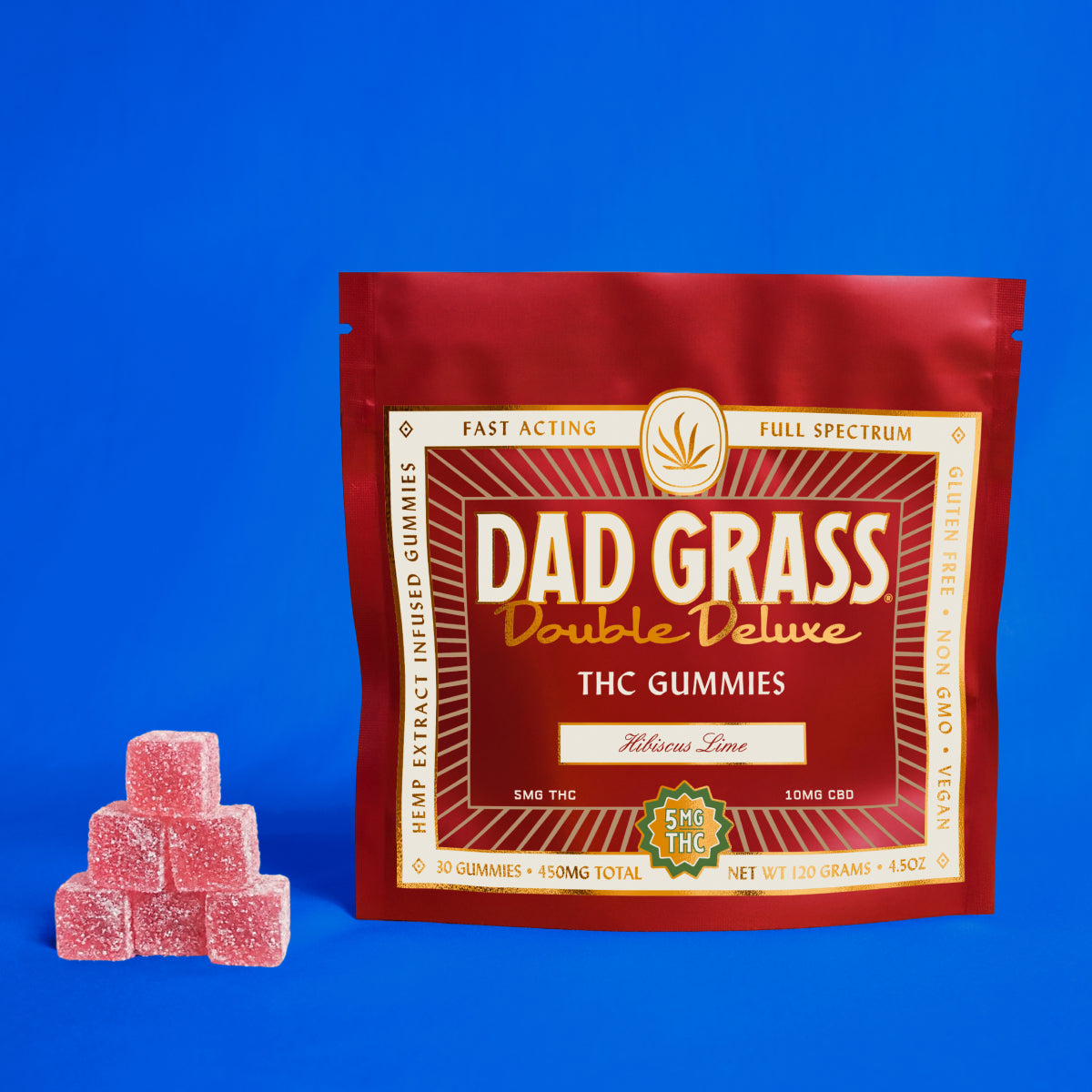 Hibiscus Lime | Double Deluxe | CBD + THC Gummies