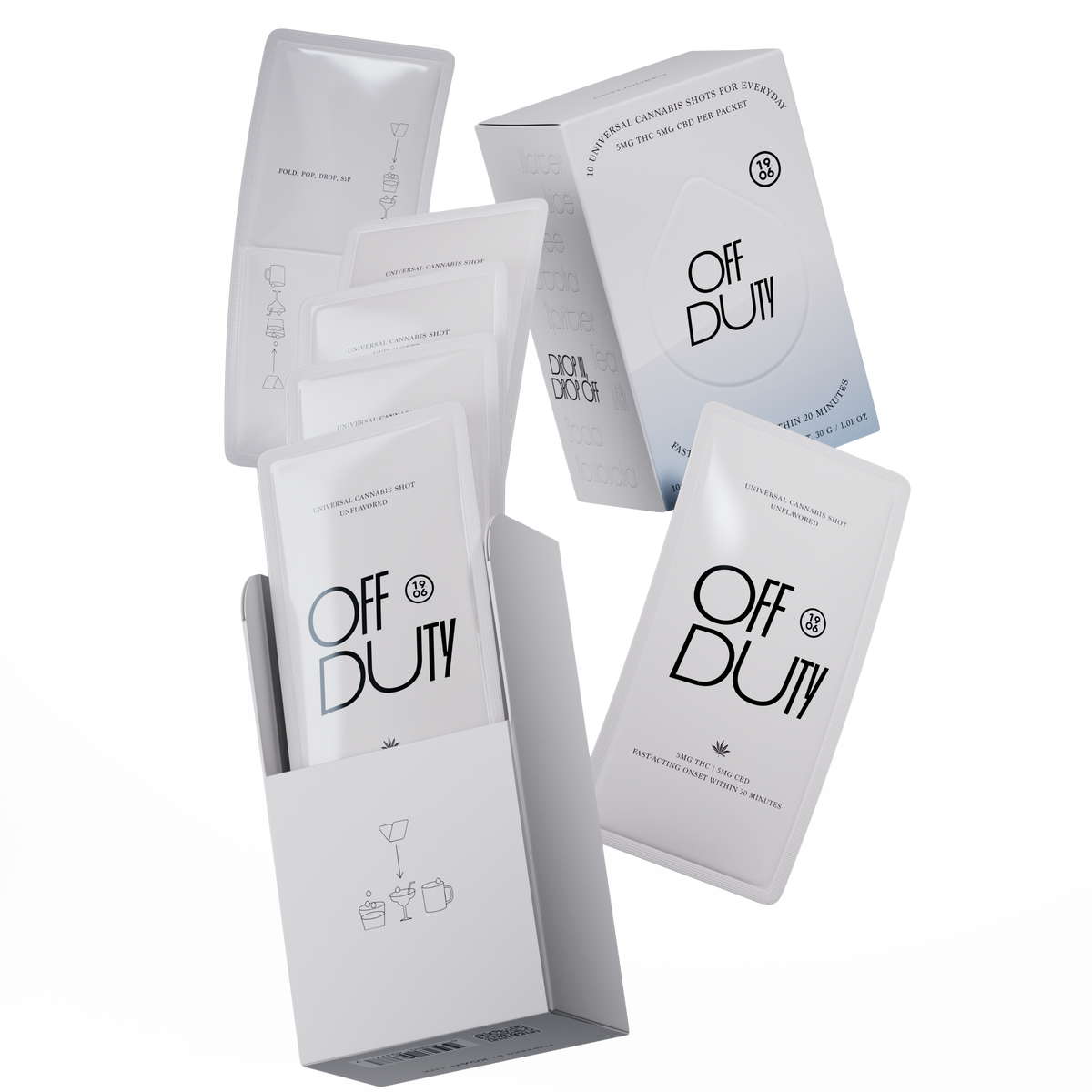 1906 | Off Duty | Drink Enhancer | 10 pack