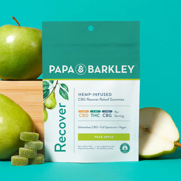 Papa & Barkley | Pear Apple | Extra Strength Recover Releaf Gummies