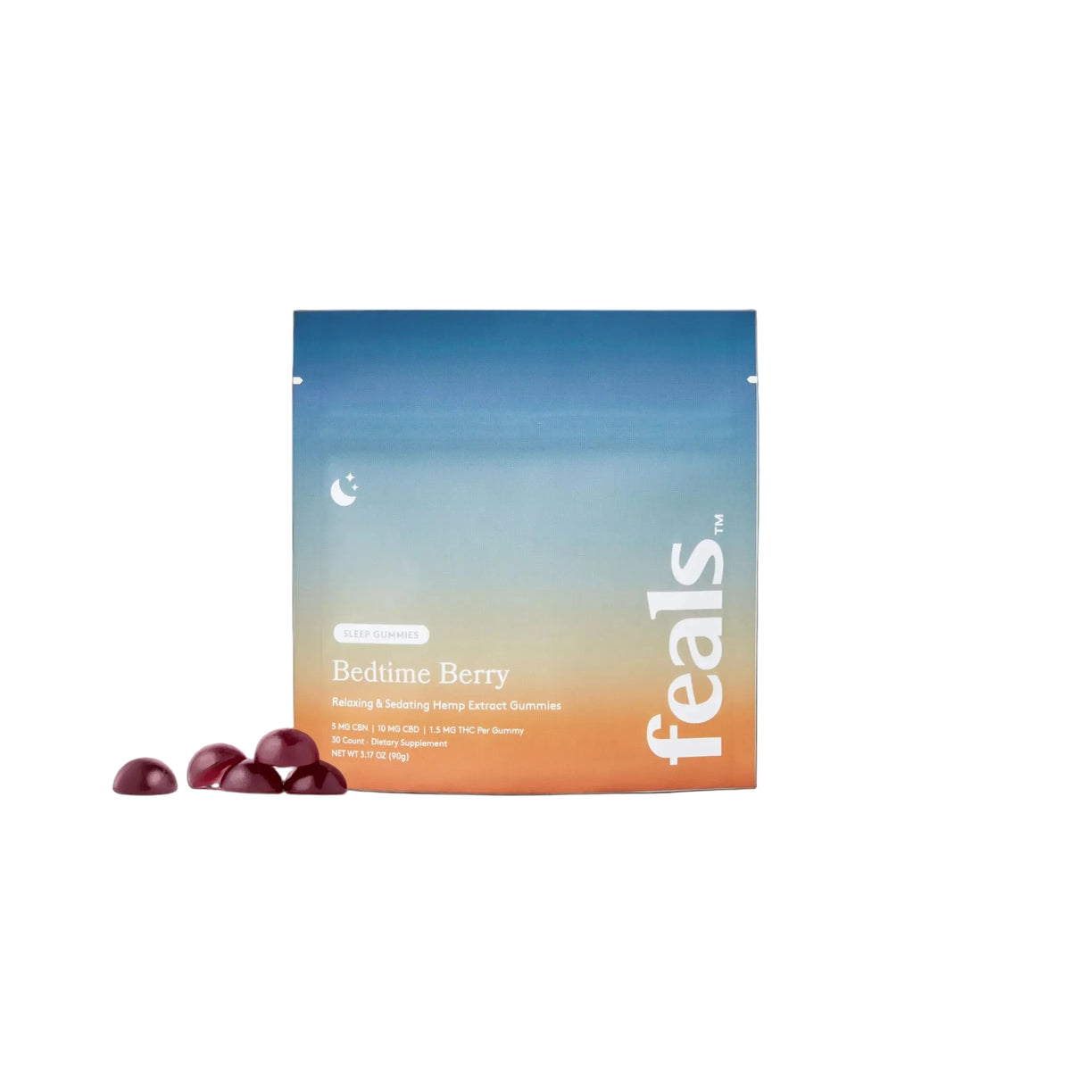Bedtime Berry | THC + CBN + CBD Sleep Gummies (5 ct)