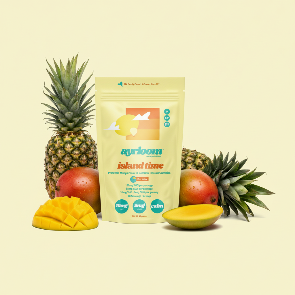 Pineapple Mango | Island Time | CBD + THC Gummies
