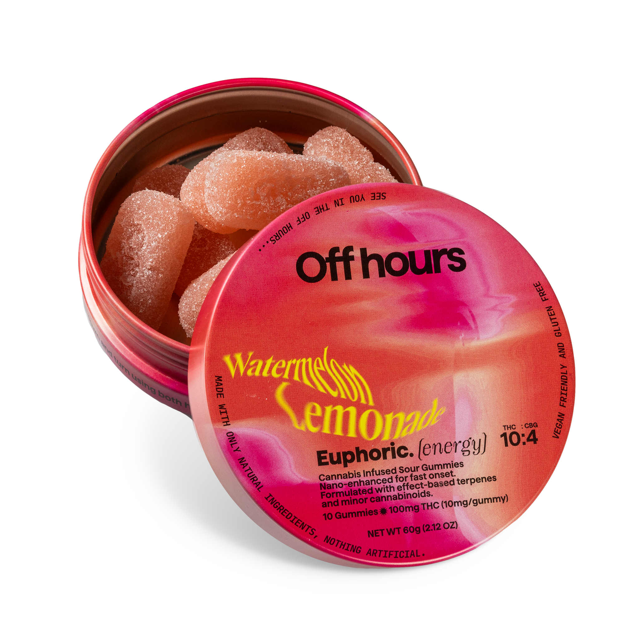 Watermelon Lemonade | Euphoric | THC Gummies