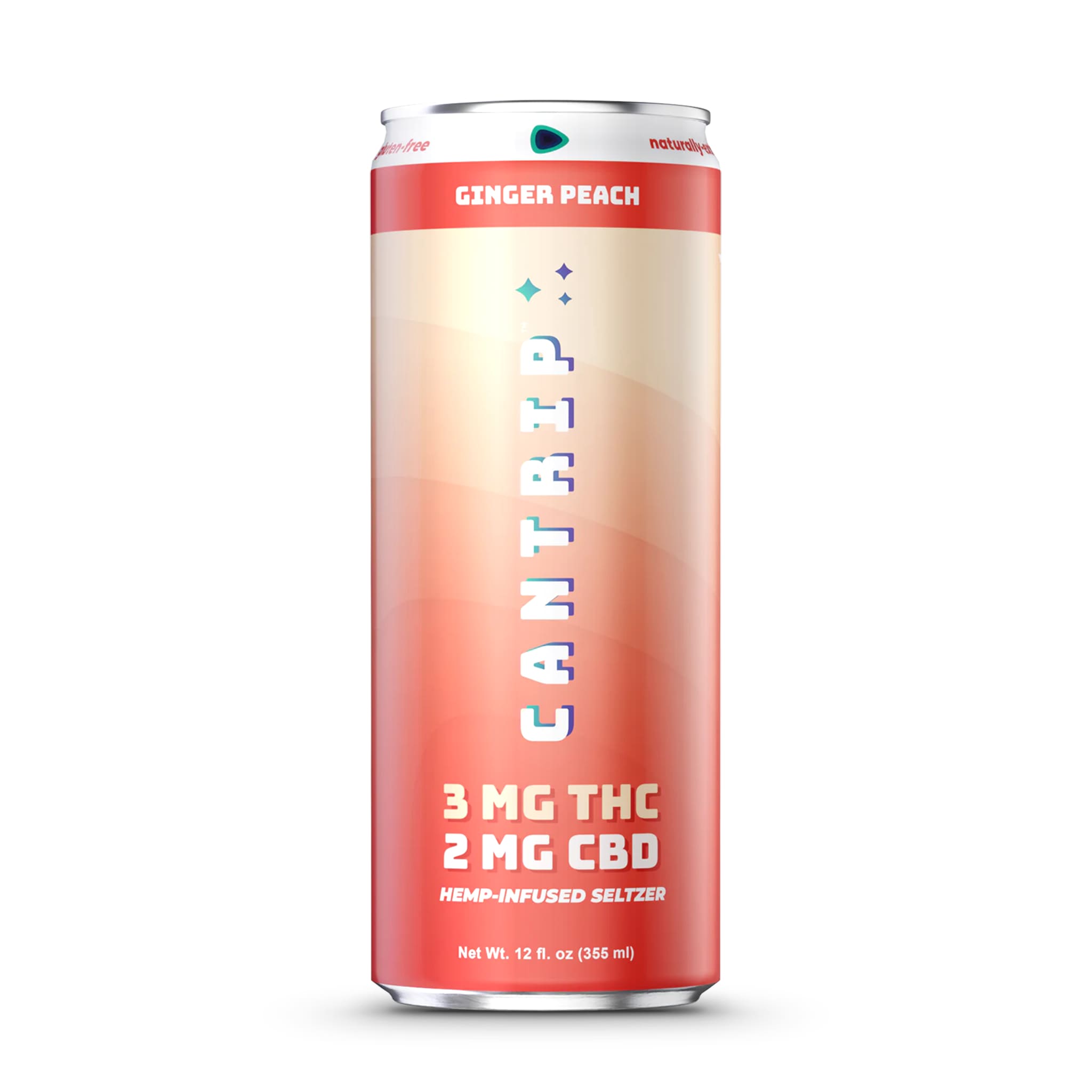 Ginger Peach THC Seltzer