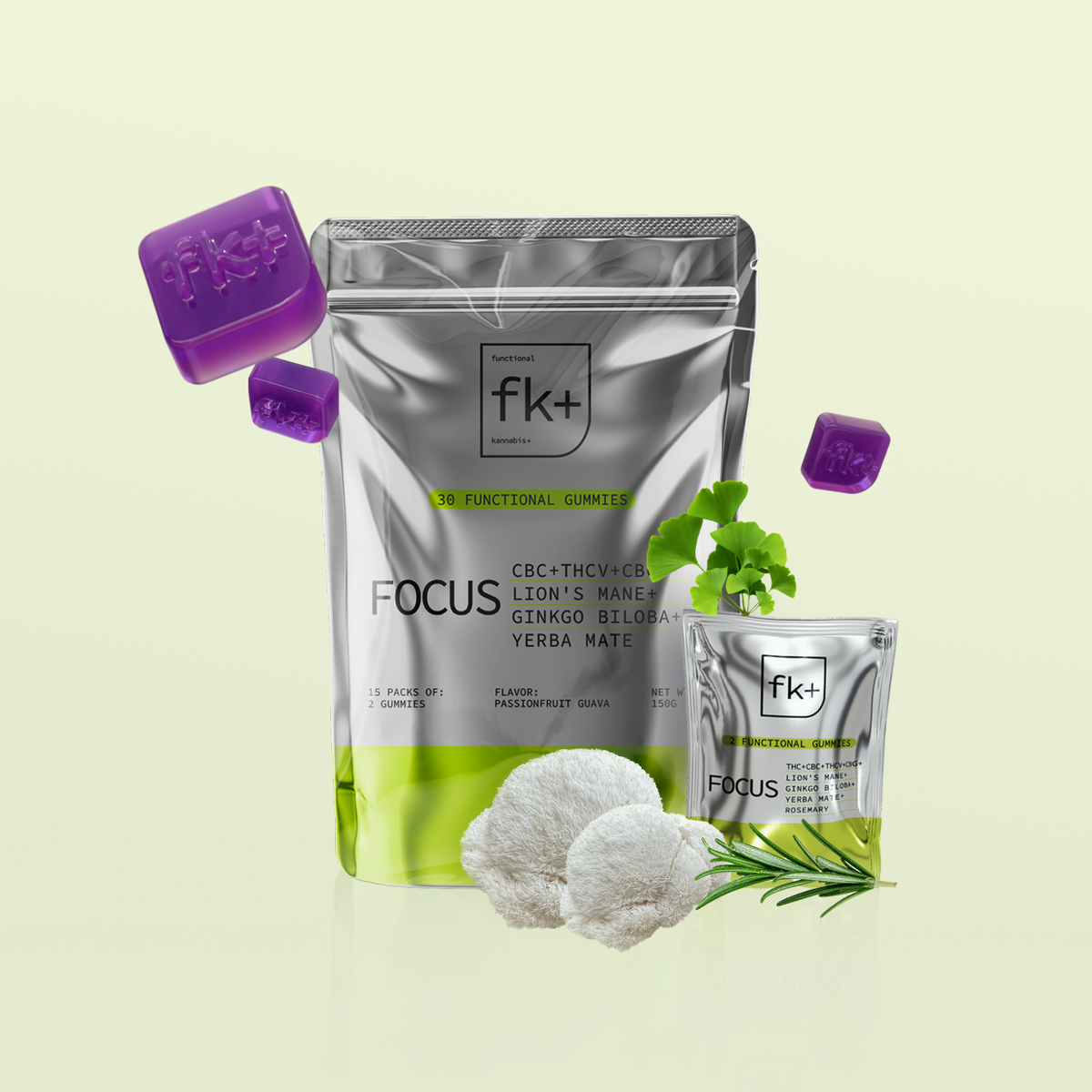 FK+ | Focus+ | THC Gummy
