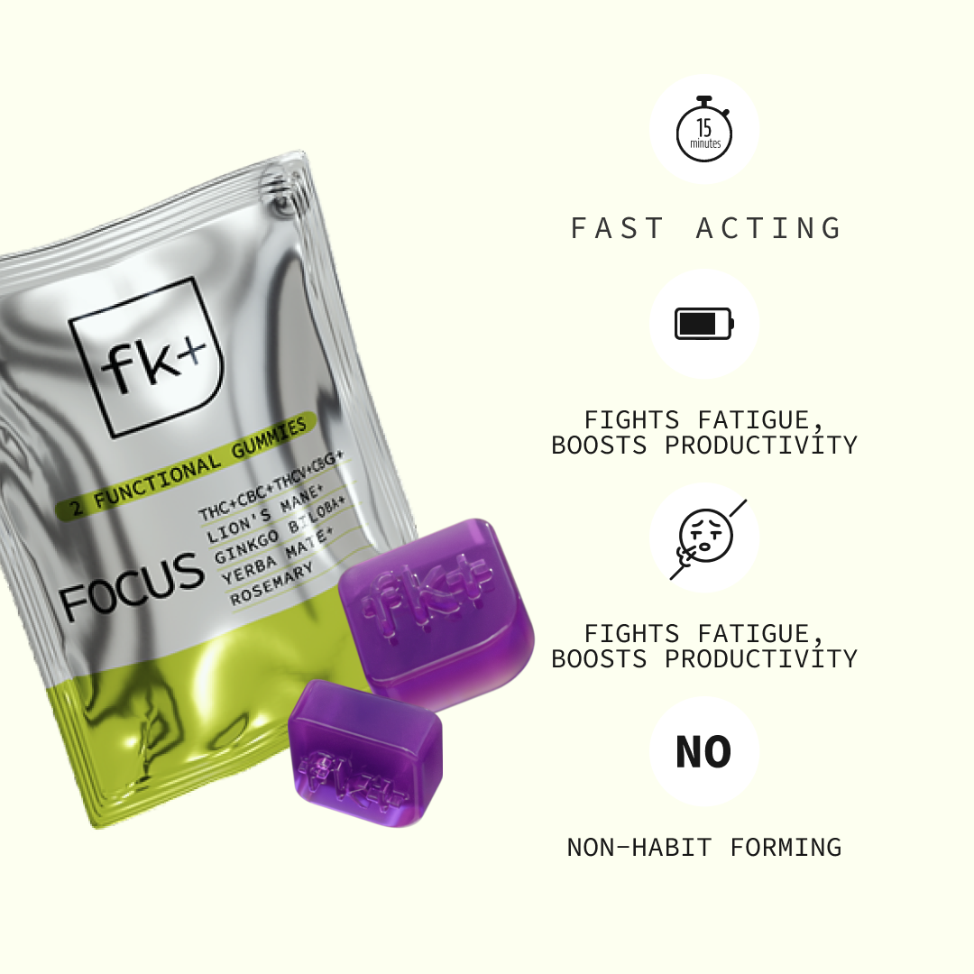 FK+ | Focus+ | THC Gummy