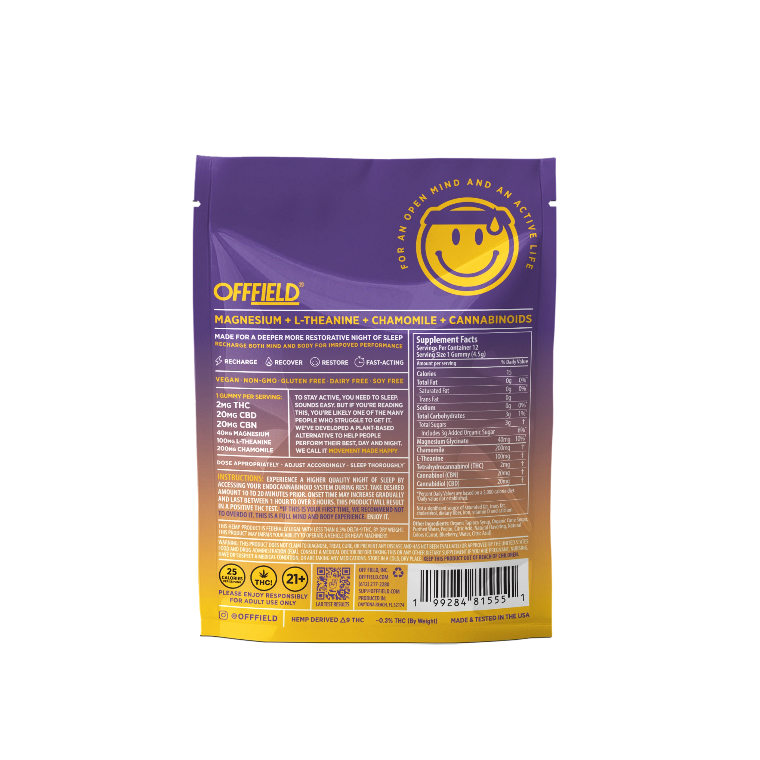 Honey Lavender | THC + CBD Sleep Gummies