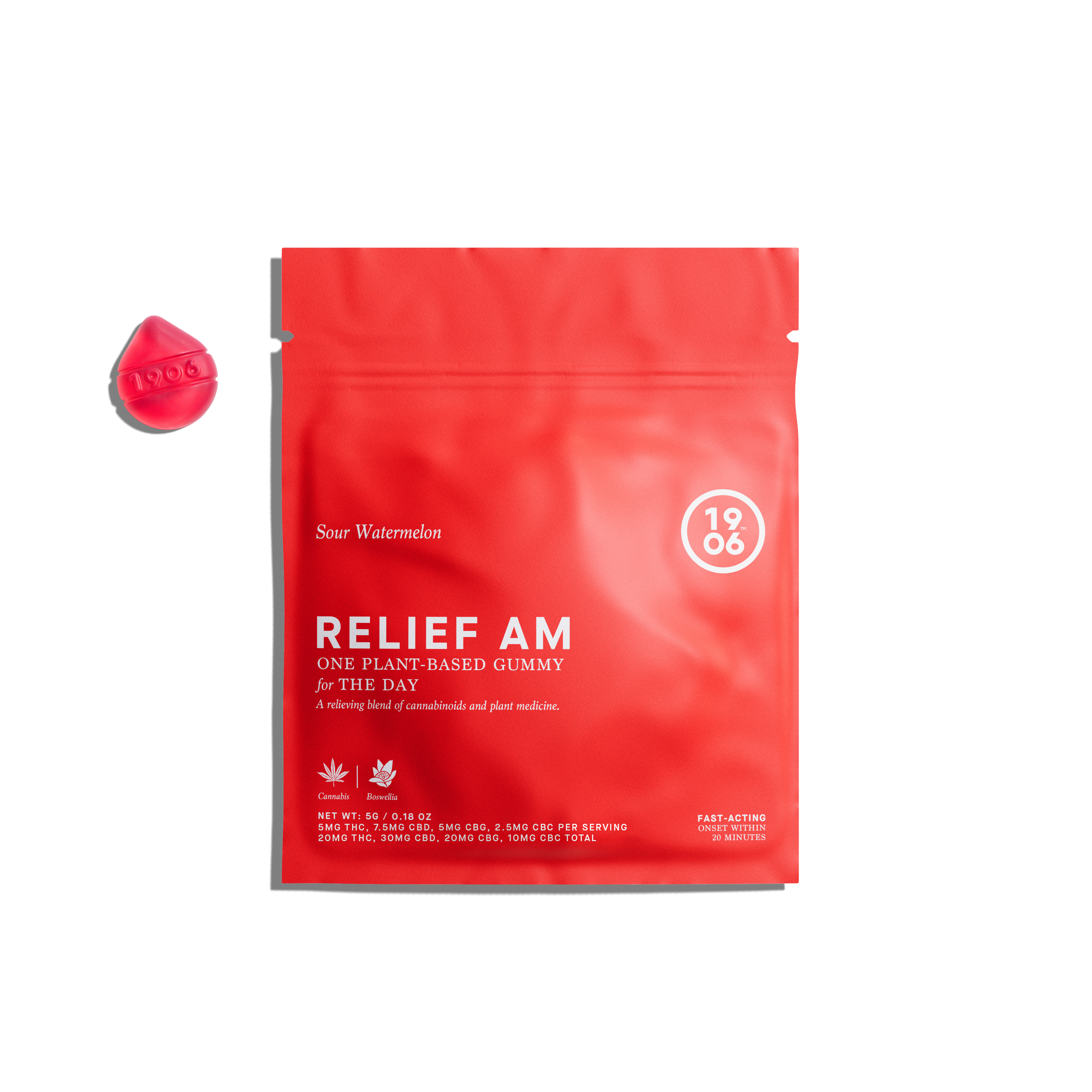 1906 | Pain AM | Gummy | 15 servings