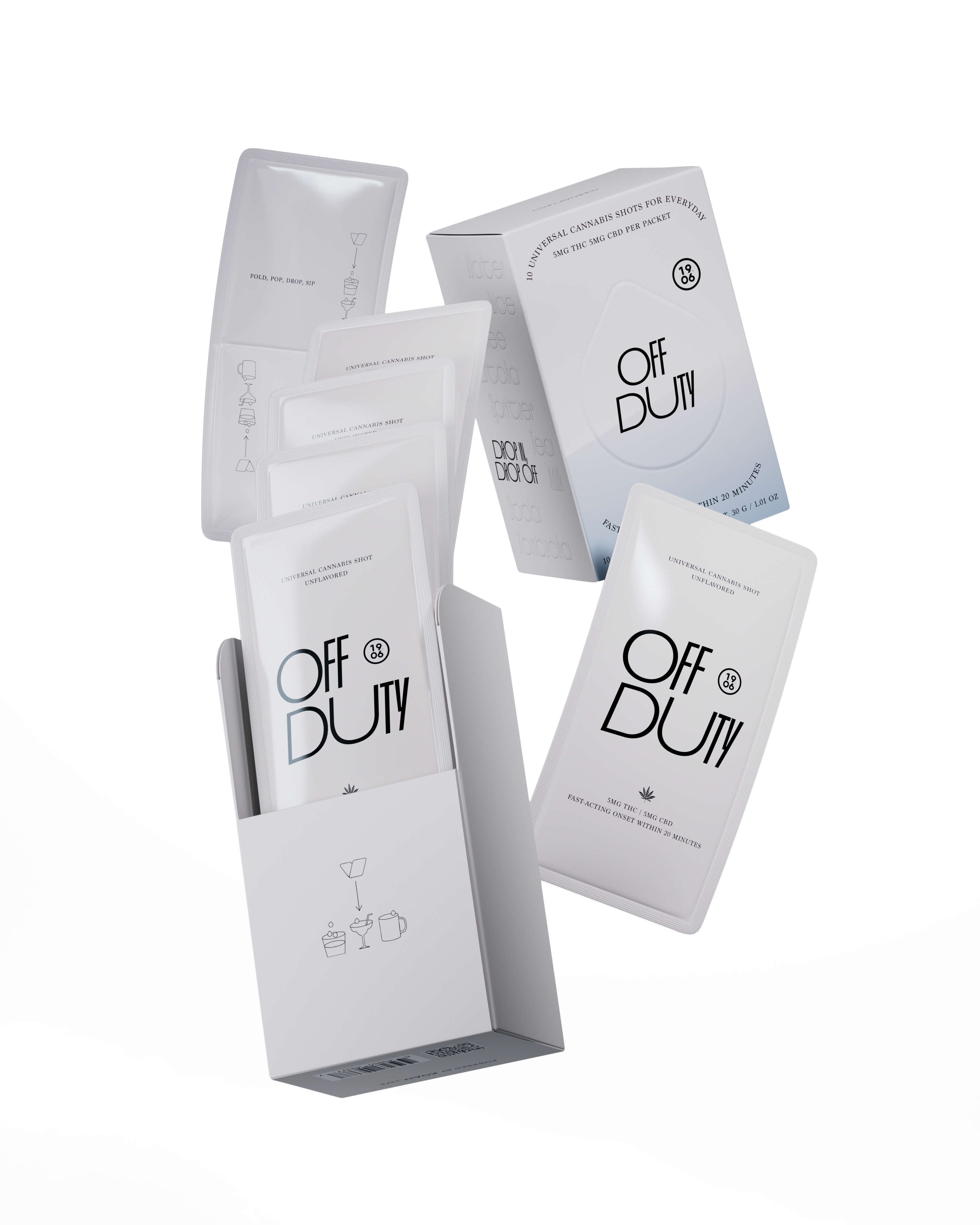 1906 | Off Duty | Drink Enhancer | 10 pack