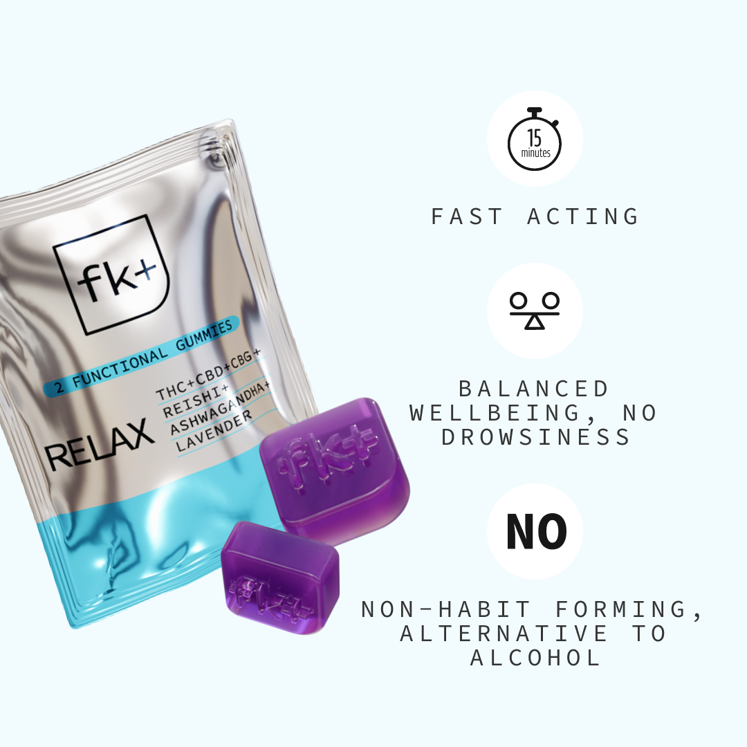 FK+ | Relax+ | THC Gummy