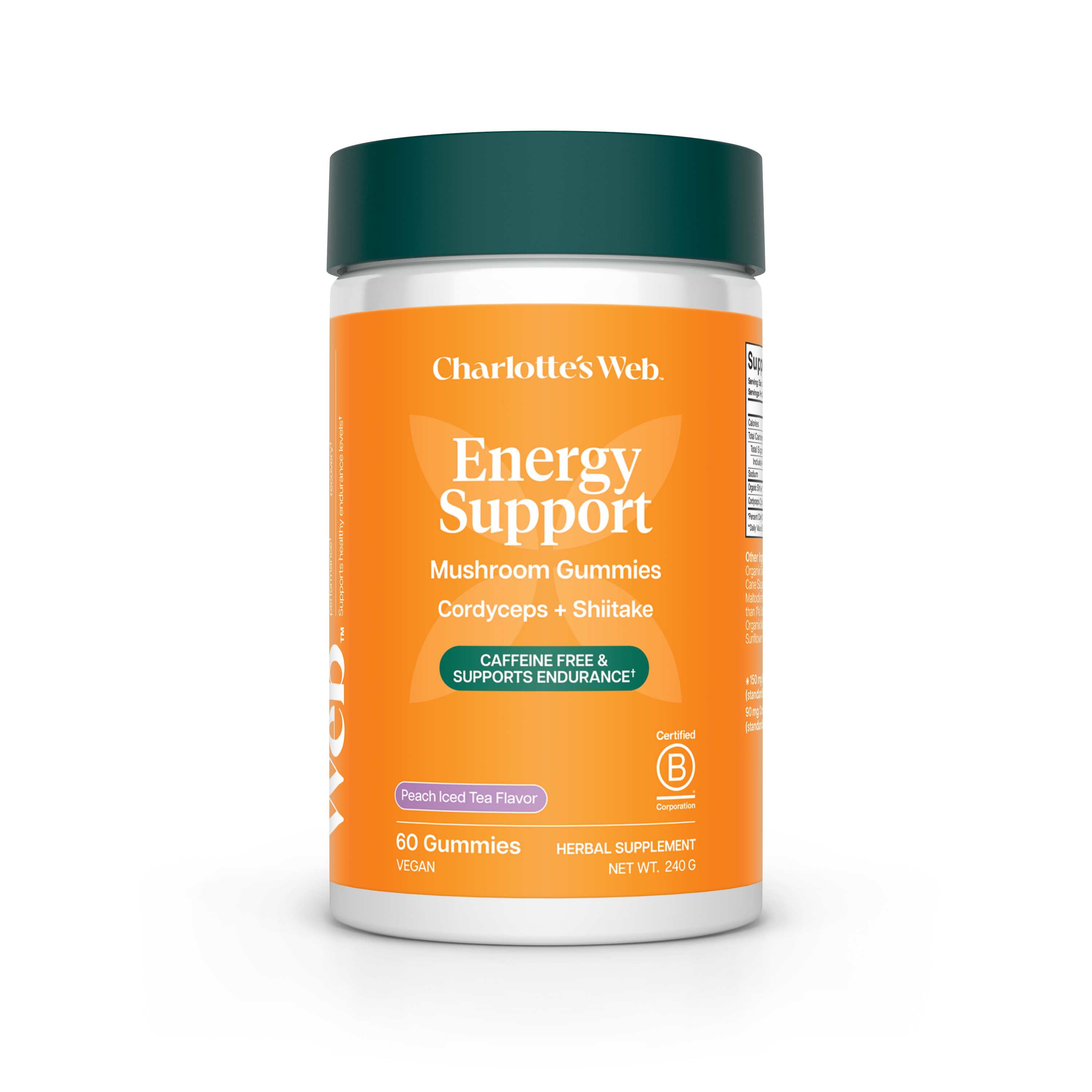 CW Cordyceps + Shitake Energy Support 60ct | Functional Mushroom Gummies