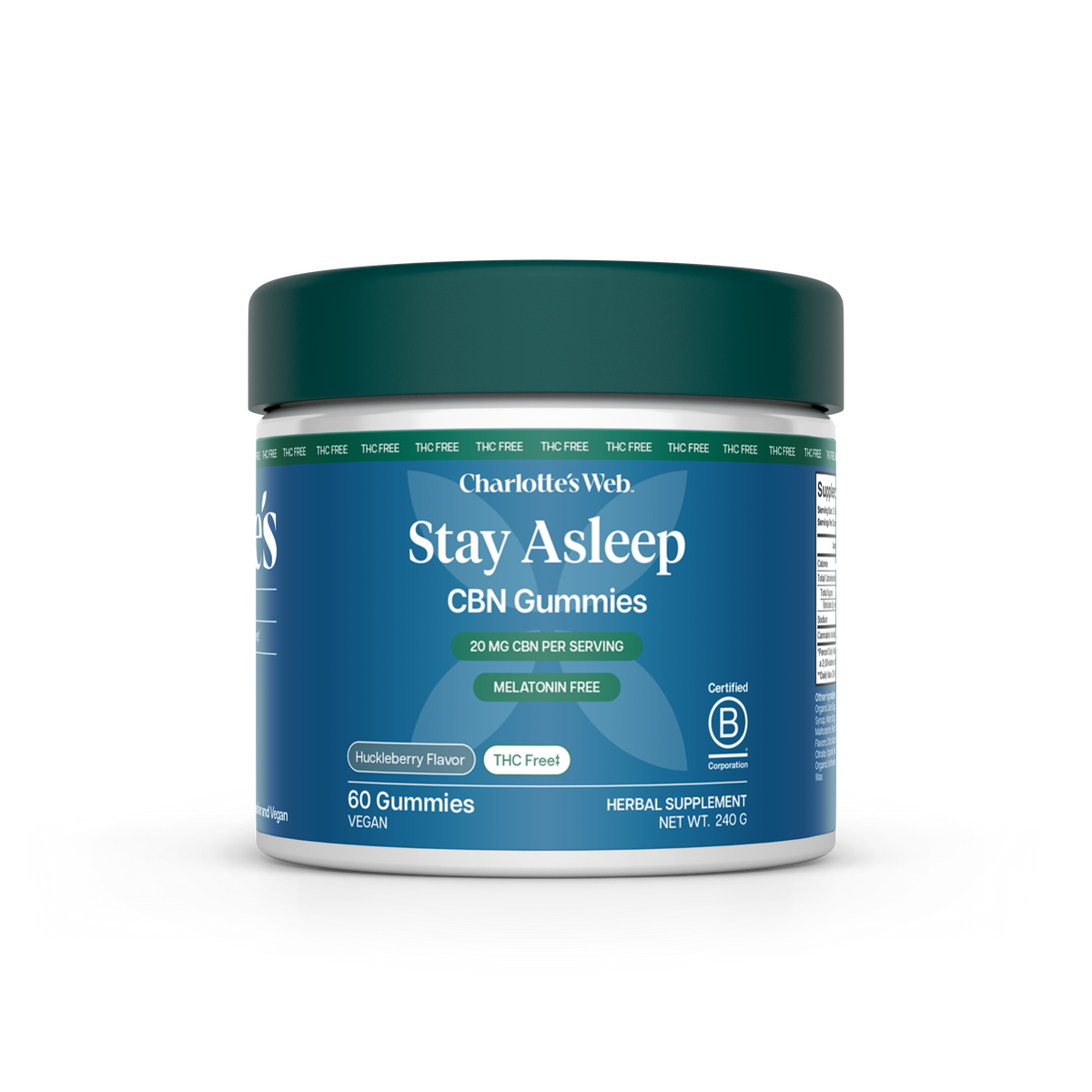 Stay Asleep 60ct | 20mg CBN Gummies