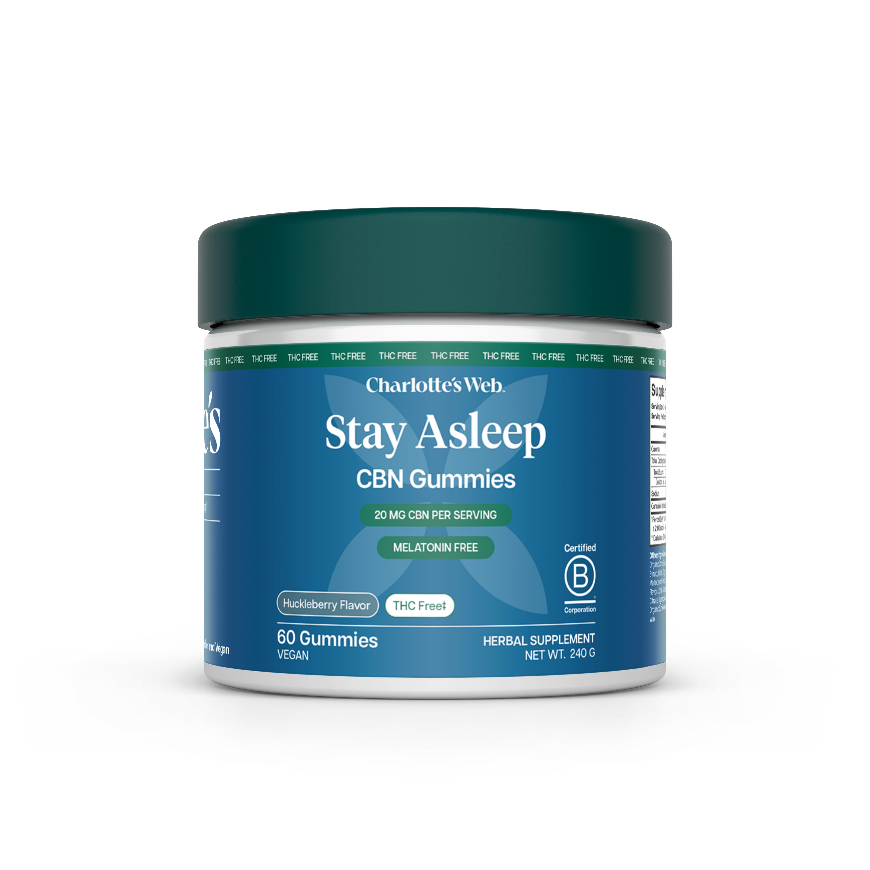 Stay Asleep 60ct | 20mg CBN Gummies