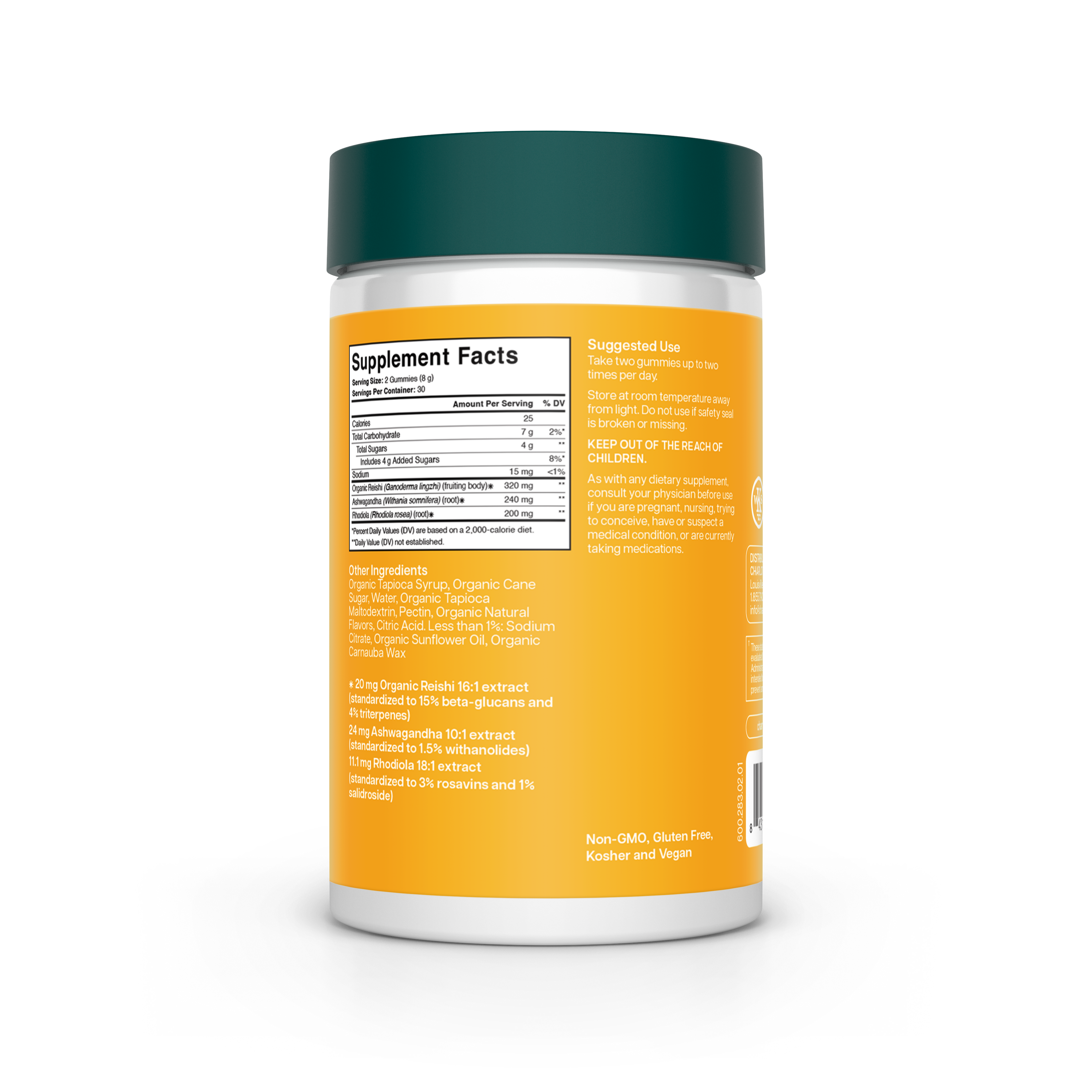 Stress Support Botanical 60ct | Functional Mushroom Gummies