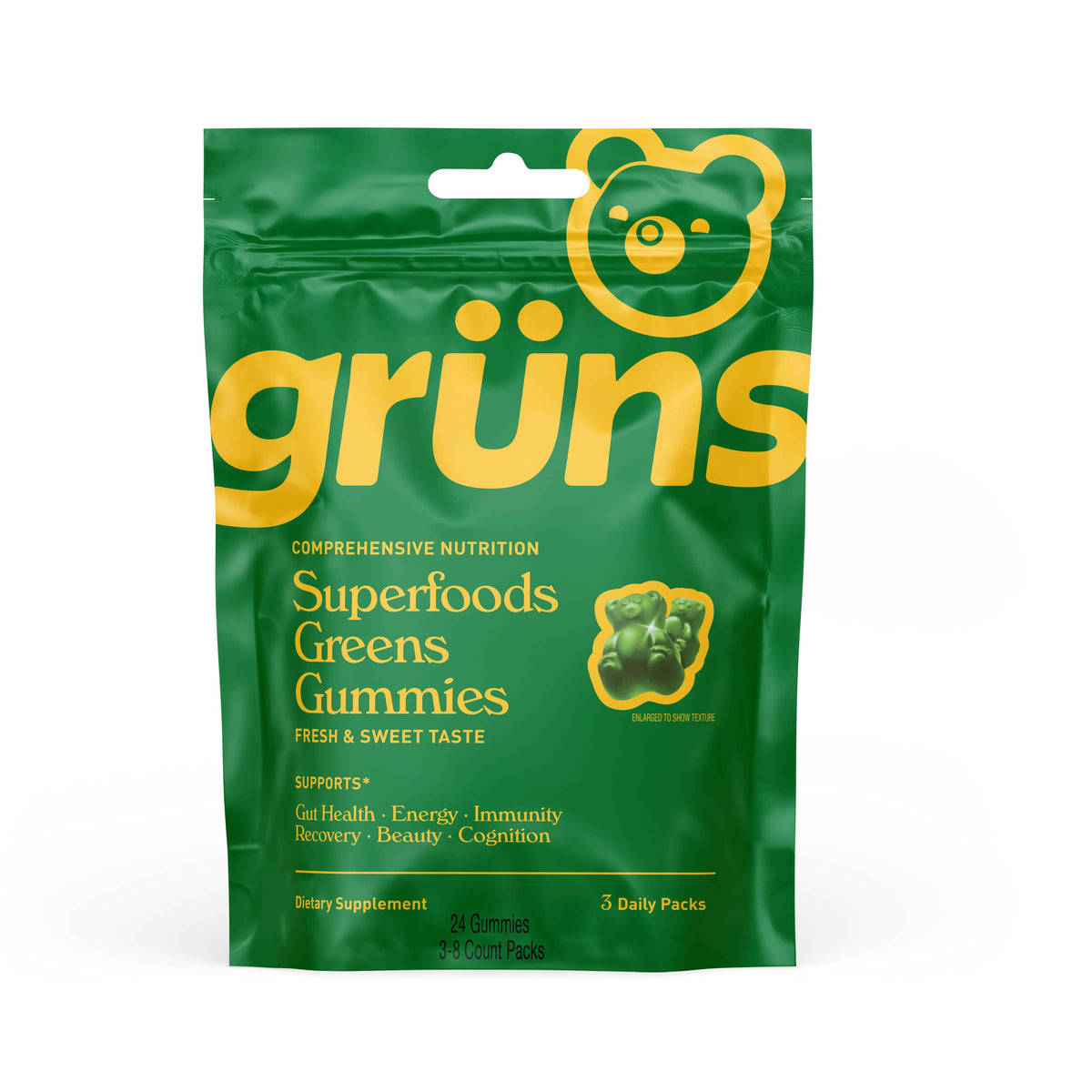 Superfood Greens Gummies | Gruns